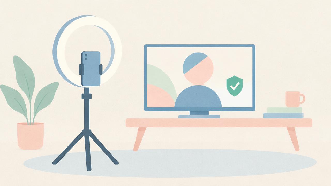 Un estudio virtual sustituye el rodaje; la transparencia sobre el uso de IA es parte del proceso.